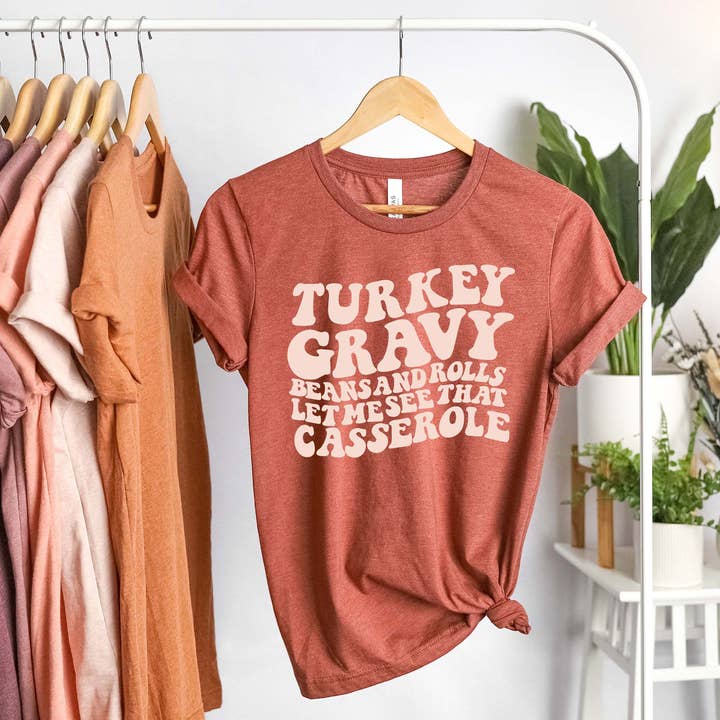 Limeberry Designs - Wholesale Screen printed t-shirt – Women′s - Turkey Gravy Tee0