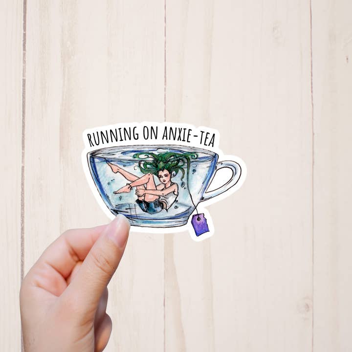 Sorry Not Sorry Co - Wholesale Sticker - Anxietea Sticker, Anxiety Stickers, Mental Health Stickers