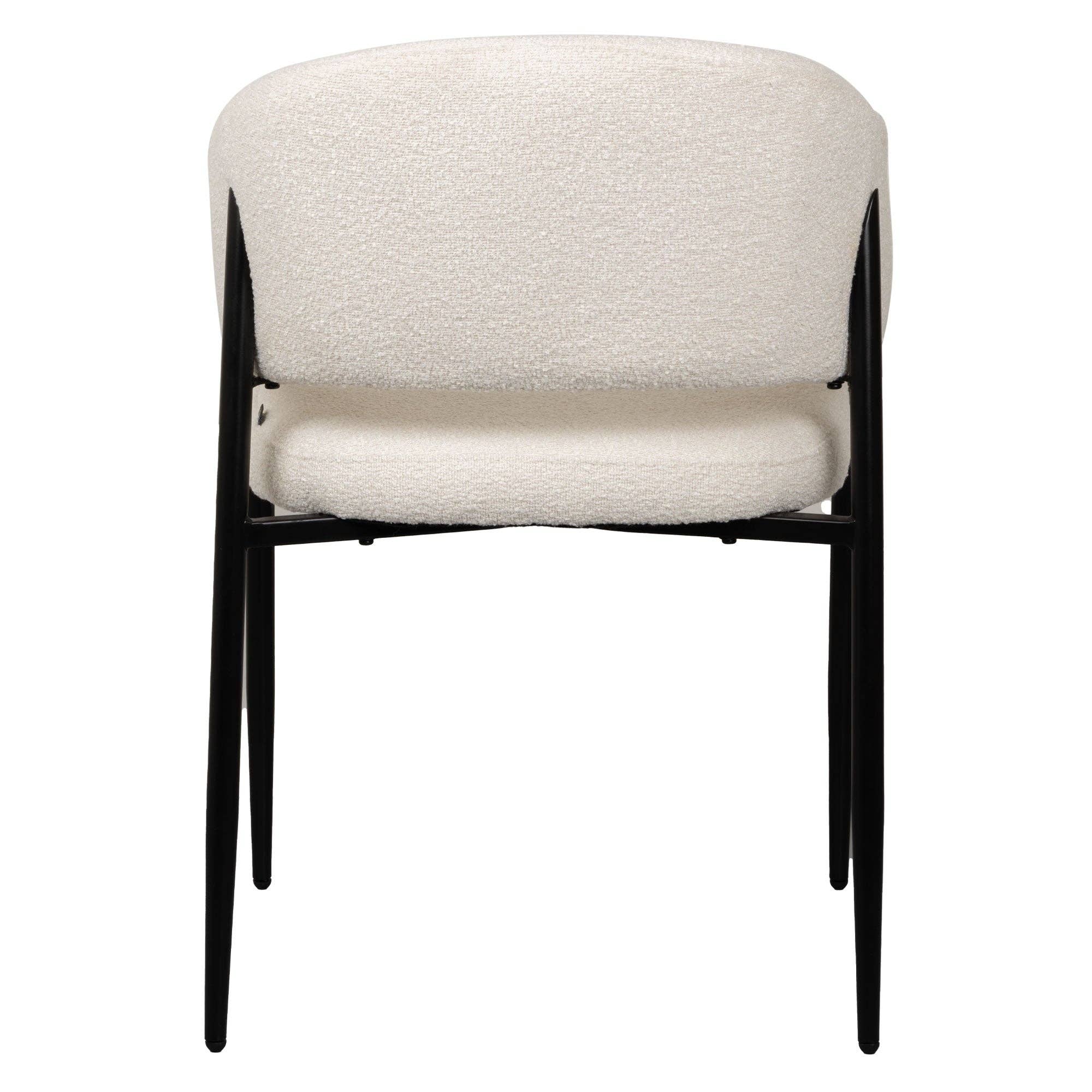 Usuals BV - Wholesale Chair - Luna Dining Chair - Cream Boucle3
