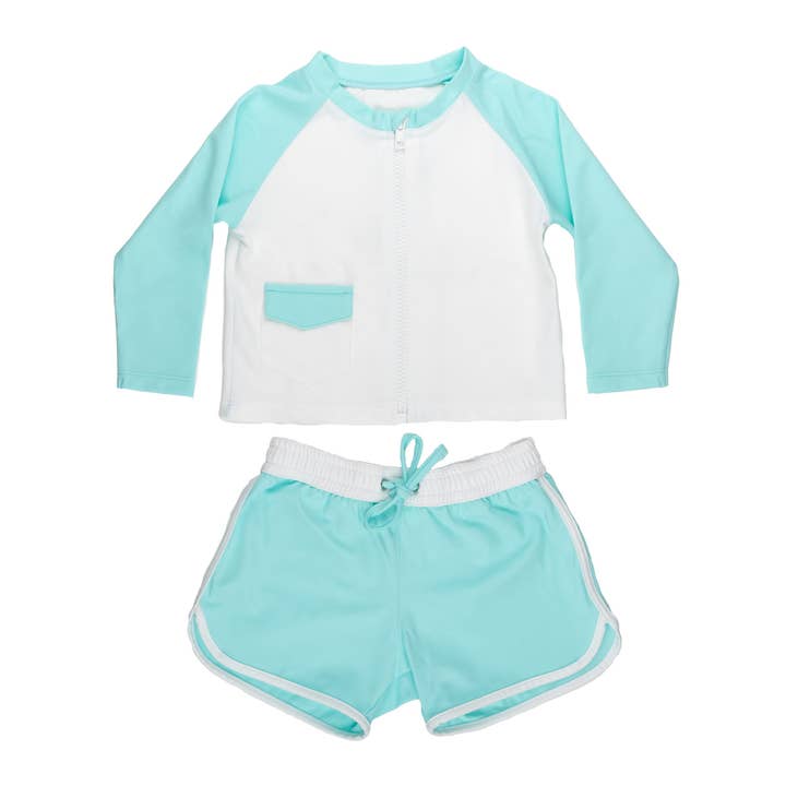 Anti-UV Set voor Babyjongen met Gemakkelijke Opening voor wholesale door Drôles de Marmots