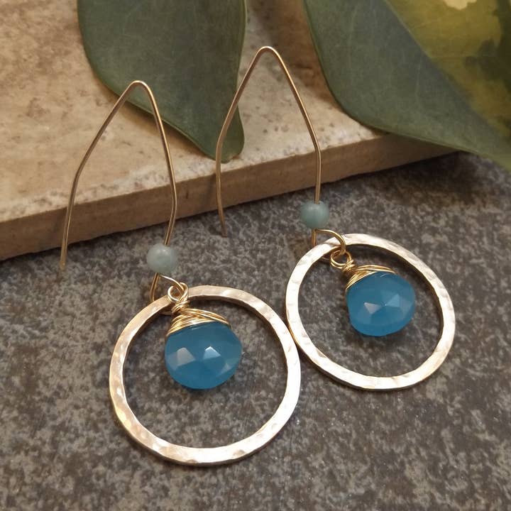 Brynn - Créoles pour la vente par Felicity Jewelry Designs