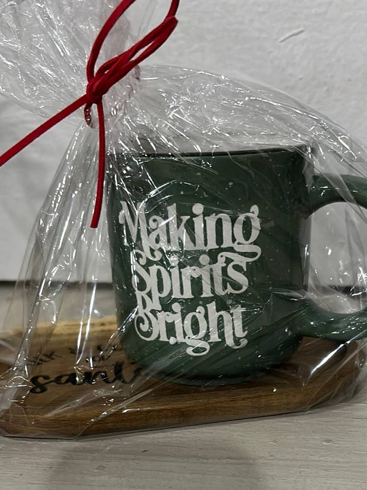 Milk & Cookies for Santa Tray with Mug for wholesale by LivaBella Designs