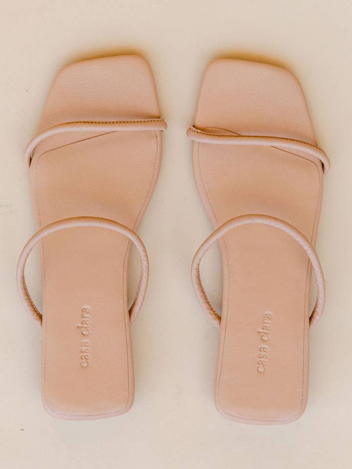 Sandálias Mikayla de Mulher em Pele Costuradas à Mikayla por atacado de Casa Clara