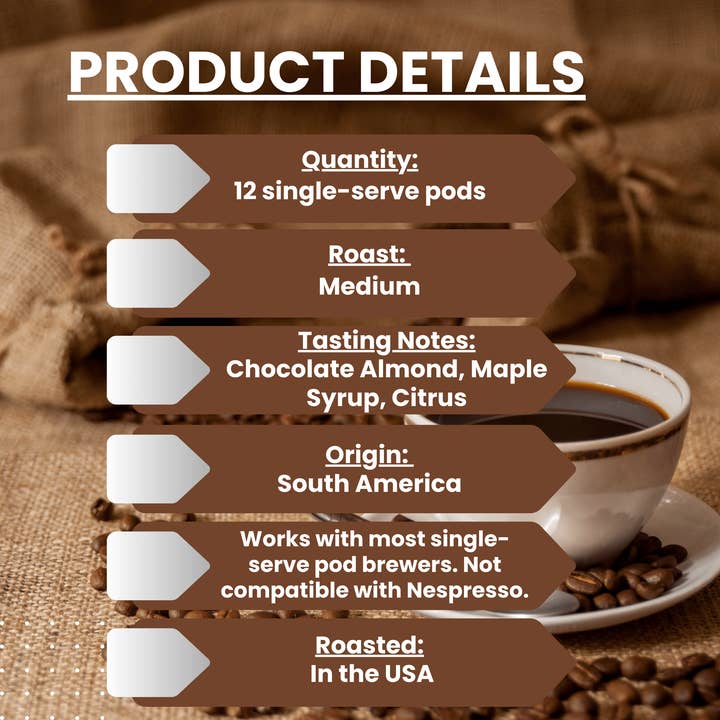 Milestone Coffee - Wholesale Coffee pods - "Comfort Zone Crusher" Coffee Pods - 12ct9