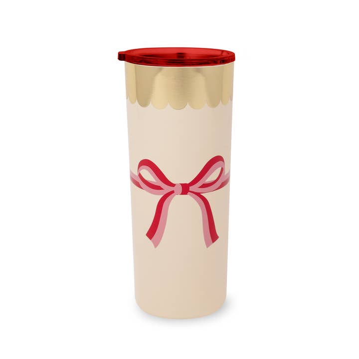 Kate Spade New York by Lifeguard Press - Vente Gourde/bouteille isotherme - Gobelet en acier inoxydable, Bonbon Bow1