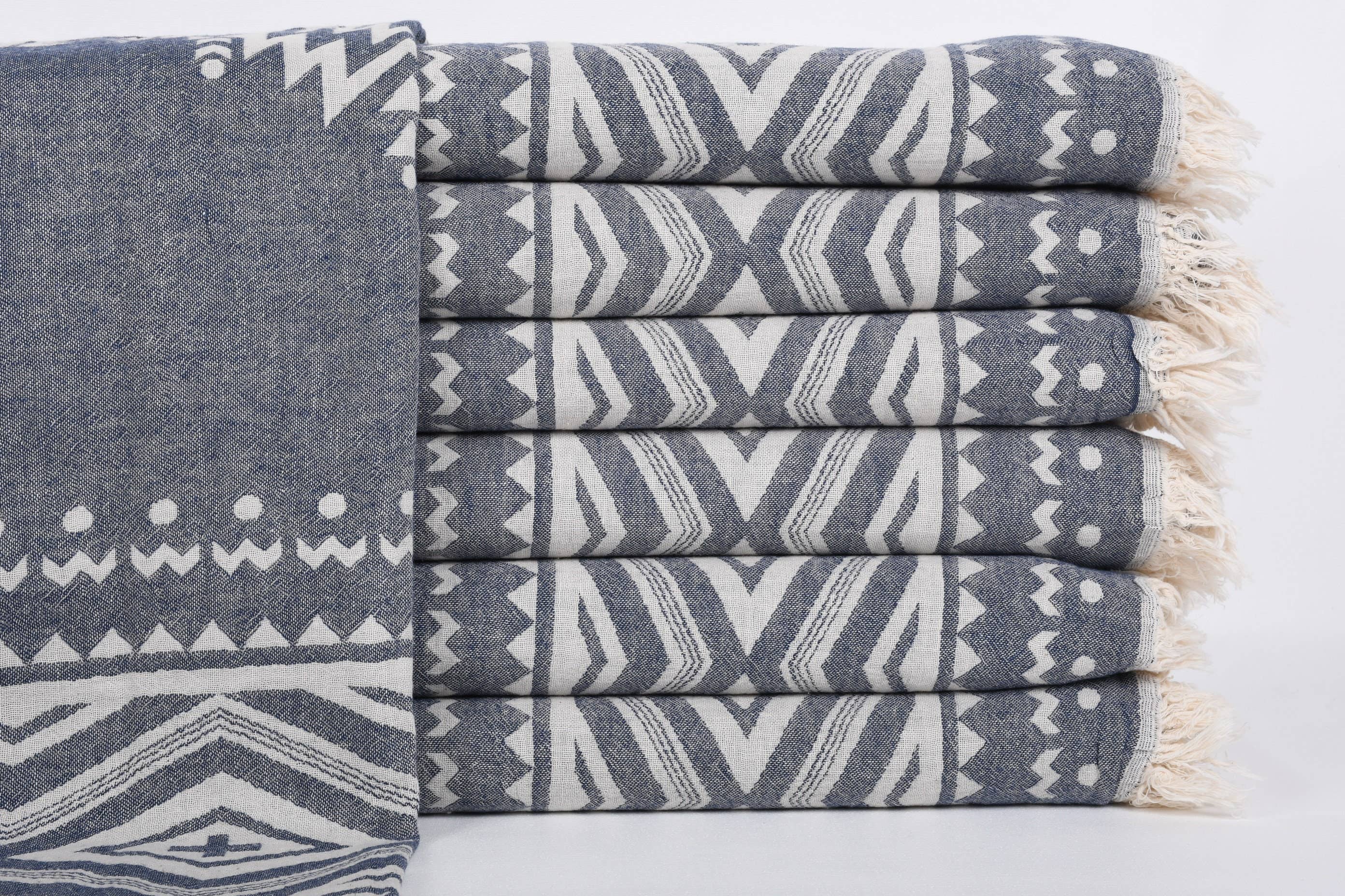 Organic Turkish Towels - Wholesale Tea Towel - Kitchen Towel, Elegant Aztec Peshkir