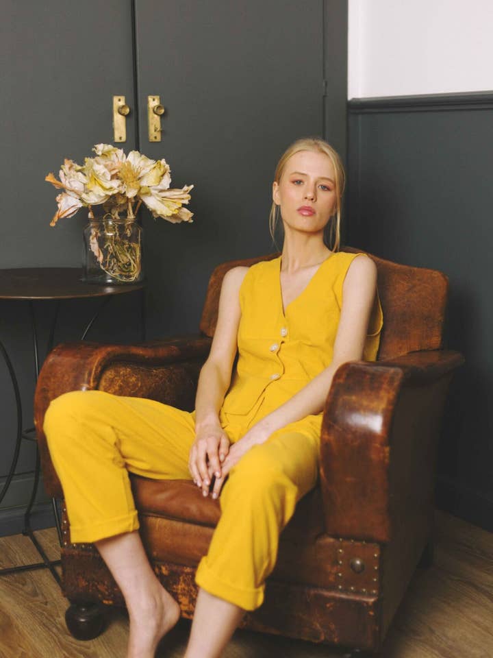 Calças efeito rústico por atacado de PAN Producto Básico