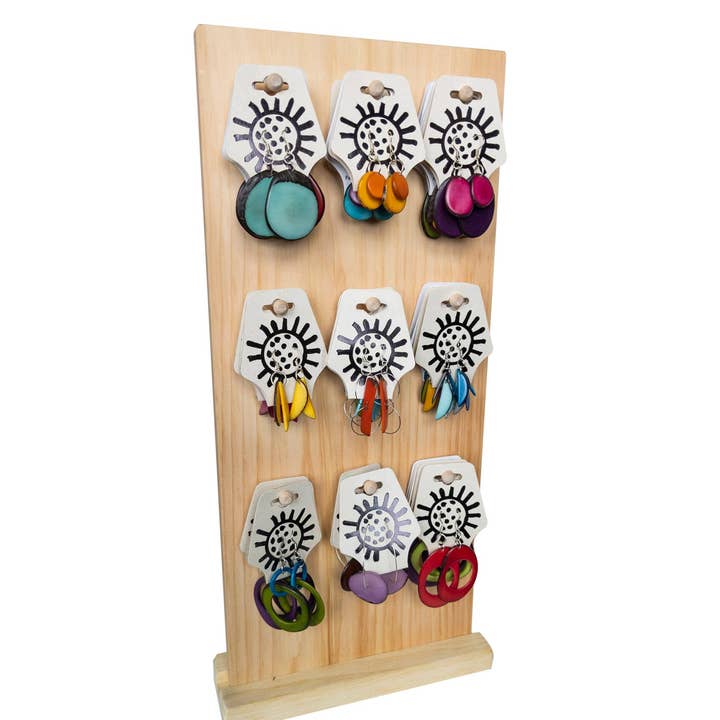 Tagua Bestseller Øreringe Half-Pack for engroshandel hos Belart Fair Trade