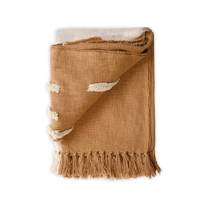 Casa Amarosa - Wholesale Throw Blanket - Handmade Boho Throw Blanket, Earth - 50x60 Inch
