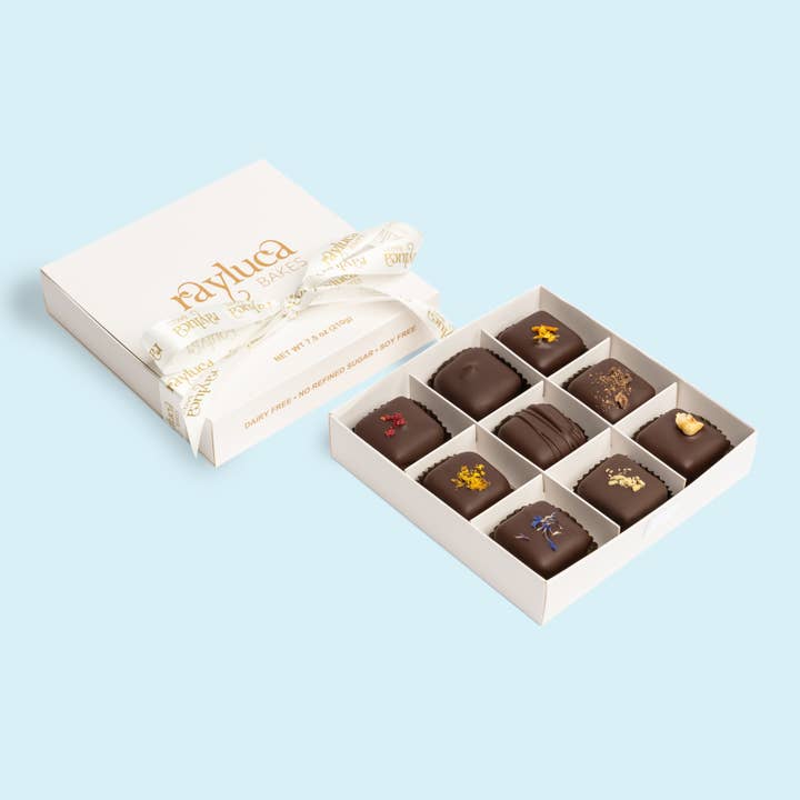 CHOCOLATE SAMPLER for wholesale by Rayluca Chocolate