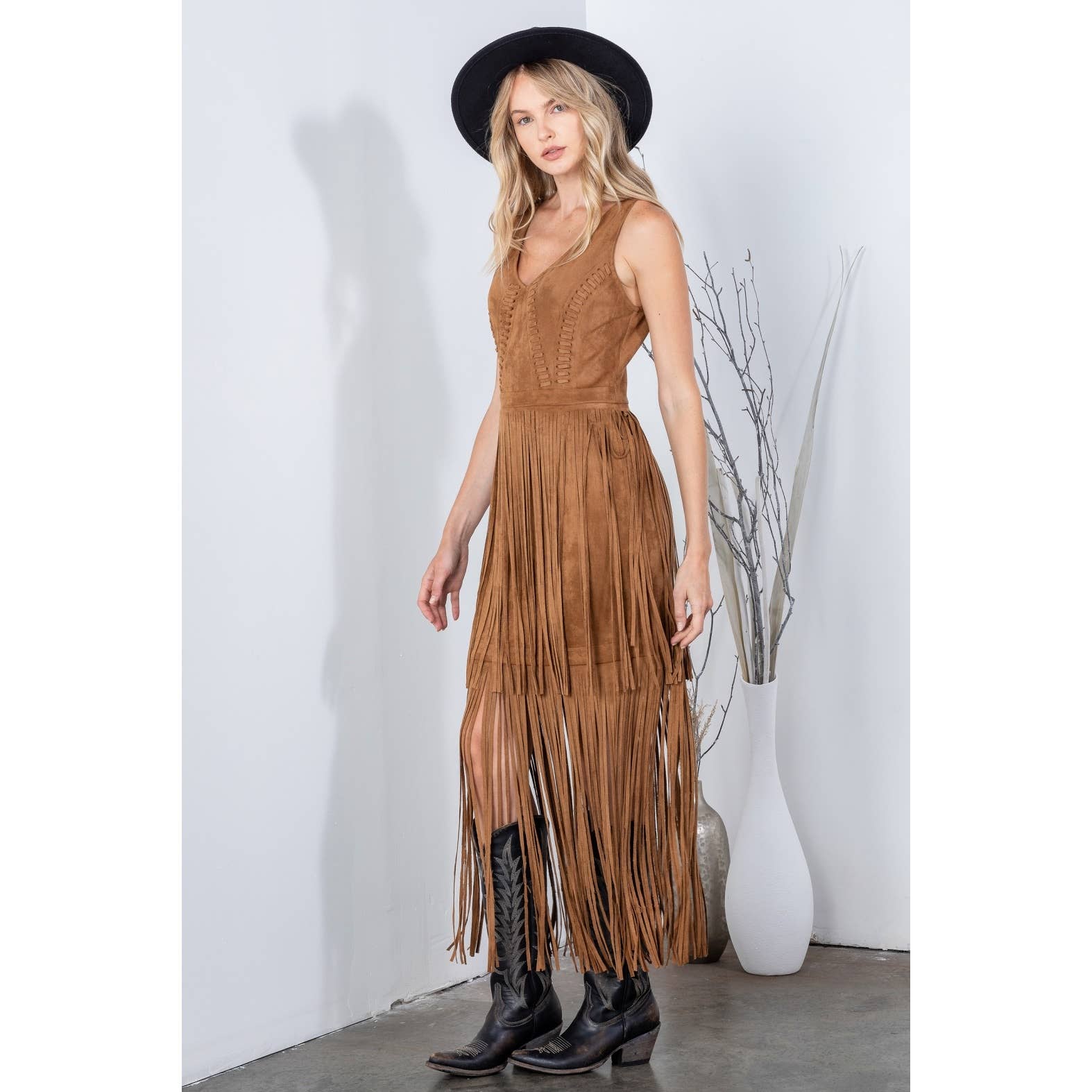 REVEROF – wholesale Klänning - Dam – SÖDRA FRANS MOCKA KLÄNNING27