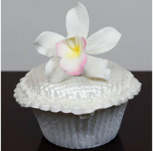 Global Sugar Art – wholesale Cake/cupcake topper – Orchid Sugar Cake Flowers, Pearly Orchids, by Global Sugar Art, Small, White, 6 Count9
