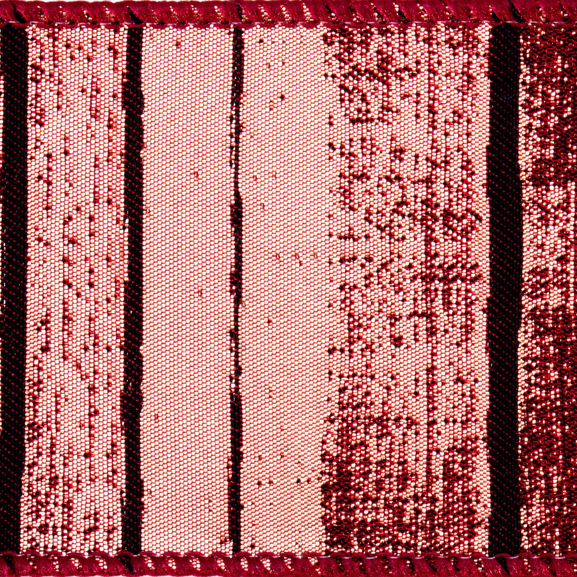 Bourgogne Ruban Vickerman 2,5 po x 10 vg bordeaux/lignes dorées en vente sur Faire1