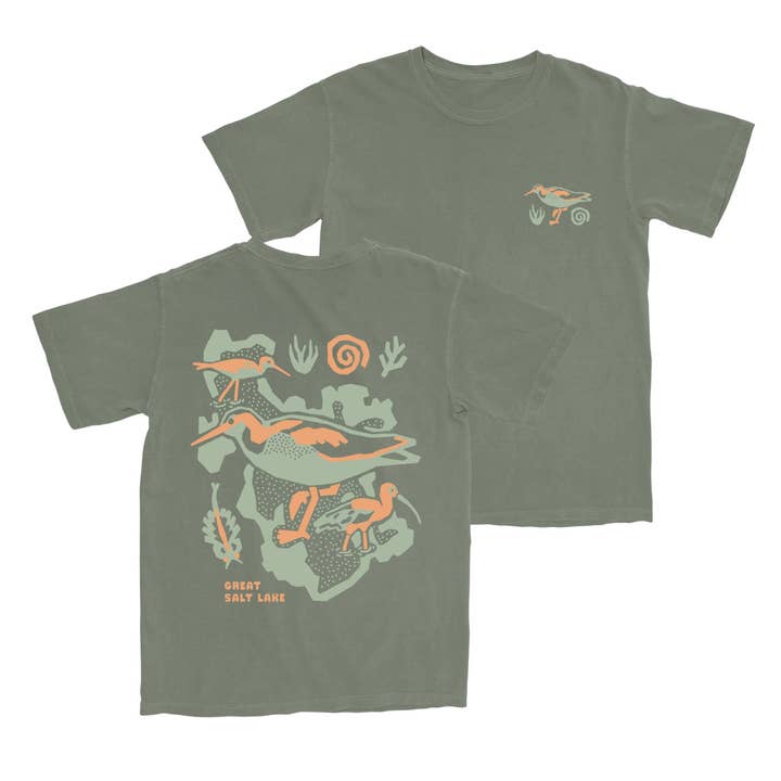 Great Salt Lake Tee for wholesale by Bird Collective