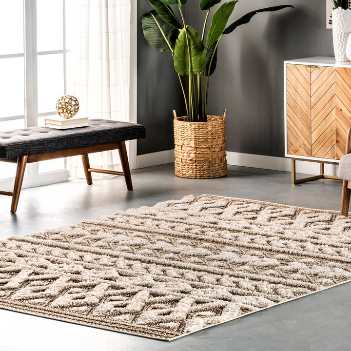 nuLOOM - Wholesale Area Rug - Rebecca High Low Textured Shaggy Area Rug9