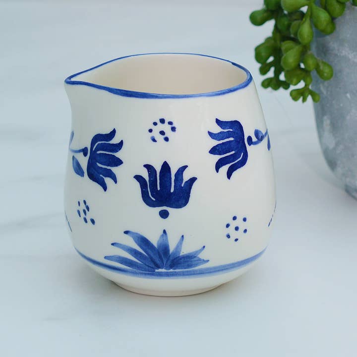 Creamer Jug, Serenity Blue for wholesale by Blue & White Company