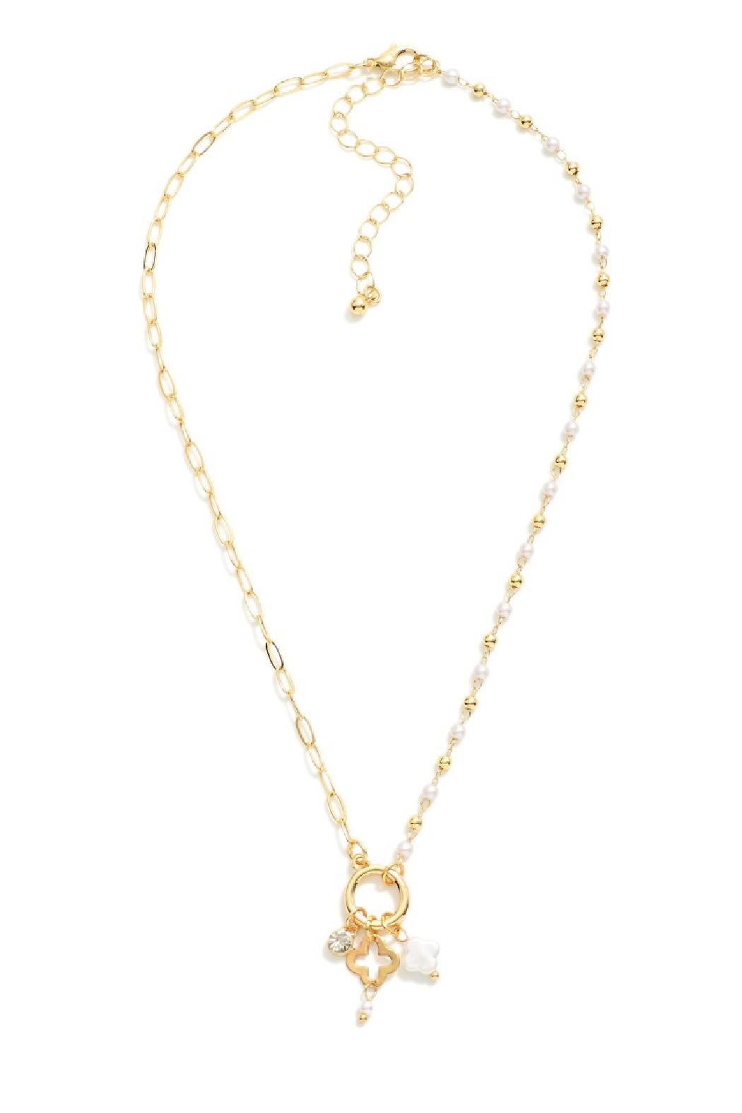 Embellish Your Life - Wholesale Pendant/Charm Necklace - 3 Clover Charm Necklace0