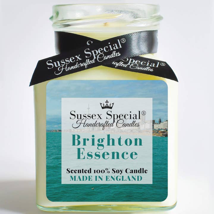 Brighton Essence Scented Soy Candle for wholesale by Sussex Special
