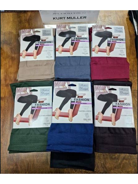 Kurt Muller - Wholesale Athletic/lounge leggings – Women's - Regular Sized Fleece Lined Leggings1