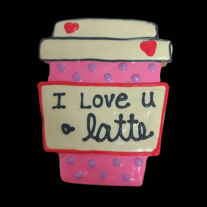 Love U Latte for wholesale by P.S. Paws Pet Bakery