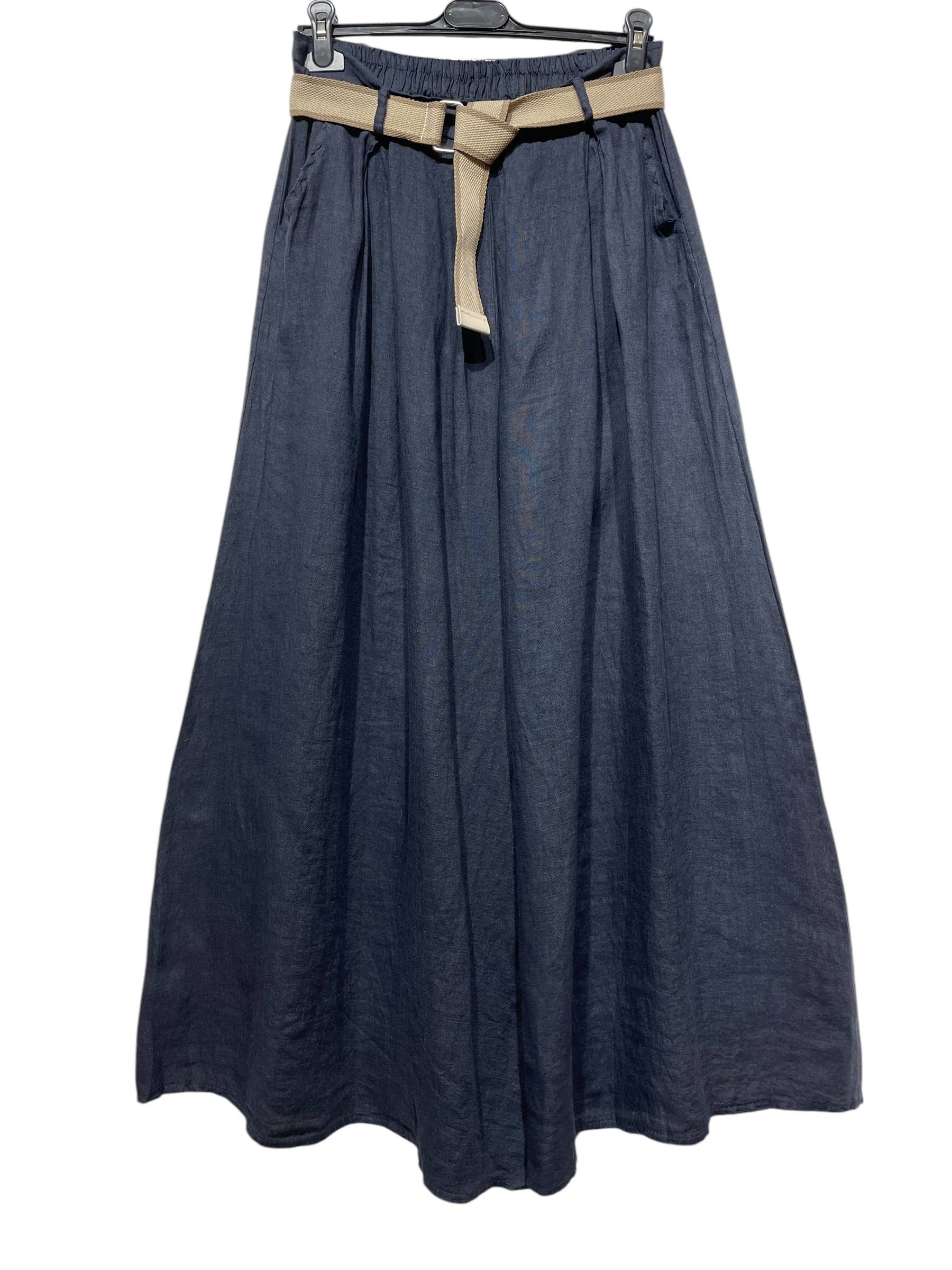 LINEN & COTTON HOUSE - Wholesale Pants - Women's - 22503 100% LINEN TROUSERS WITH BELT AND POCKETS14