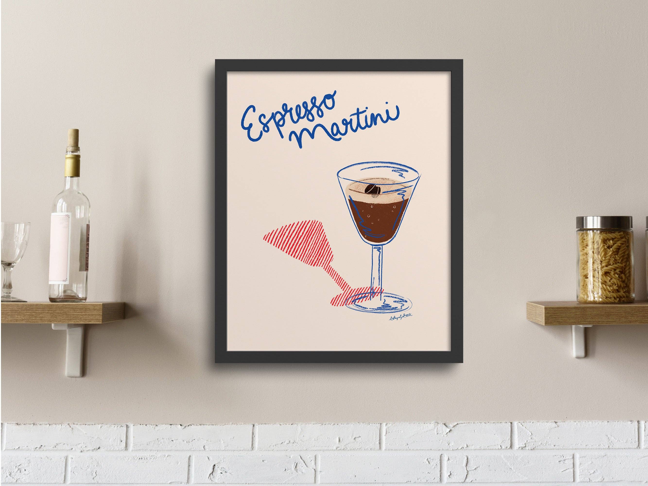 Art & Design by Shayna Sell - Wholesale Art Print - Espresso Martini Art Print3