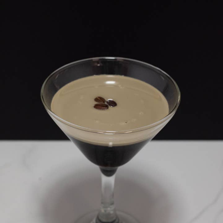 Just Dough It! Fake Foods - Wholesale Decorative Tabletop Object - Fake Espresso Martini Glass1