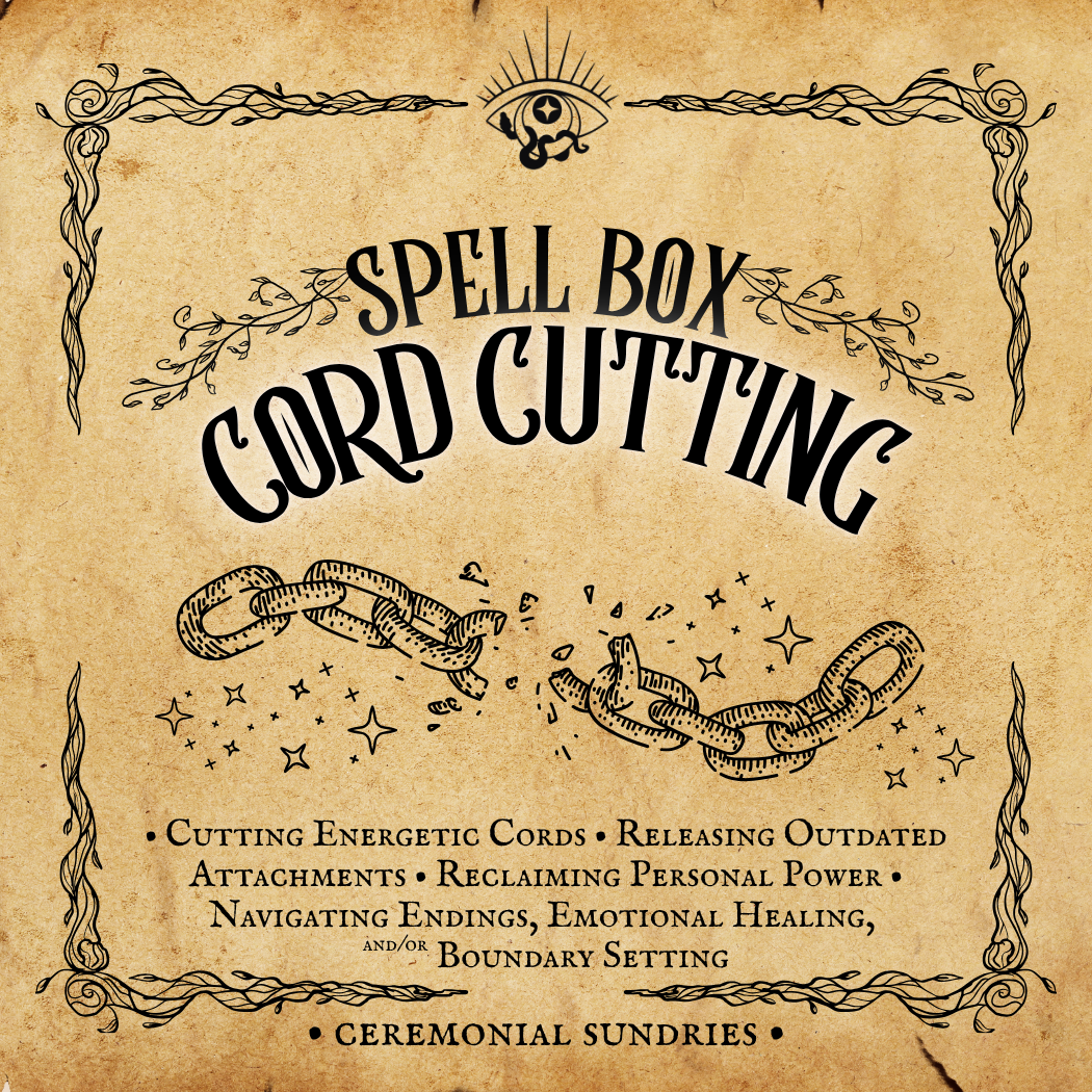 Ceremonial Sundries by Madame Creatrix - Wholesale Meditation Supplies - Cord Cutting Spell Box | Severing Ties, Patterns & Habits0