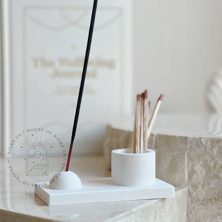 House Of Wilks - Wholesale Incense Holder - Minimal incense holder, handmade, yoga, prayer, decor