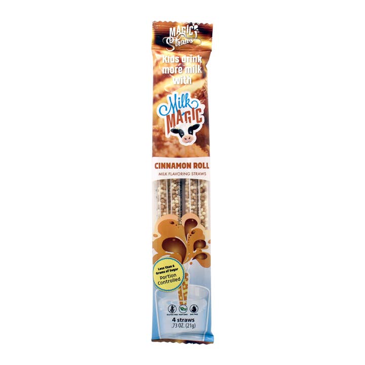Milk Magic Cinnamon Roll Milk Flavoring Straws for wholesale by Magic Straws