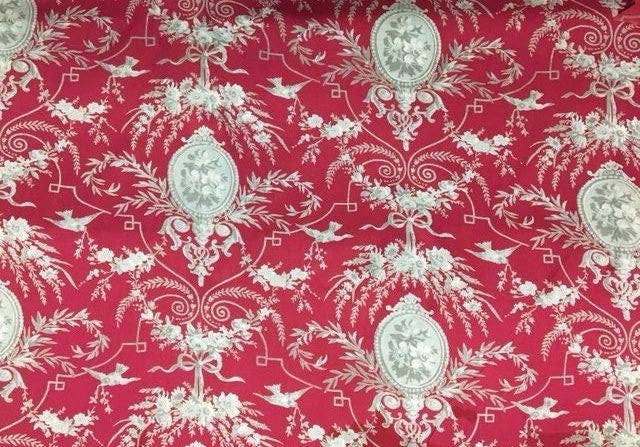 La Maisonnette - Wholesale Fabric - French Fabric Medallion (Sold By The Yard)1