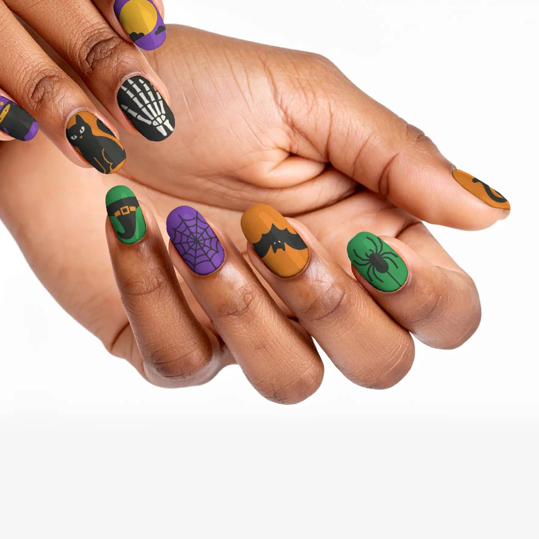 FYNE BODY - Wholesale Press-on/fake nails - Eclipse Enchantment Black Halloween Press-On Nails69