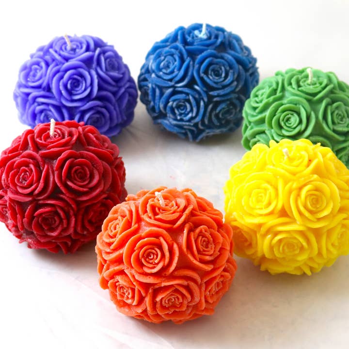 Boules de roses pour la vente par Candle Couture Los Angeles