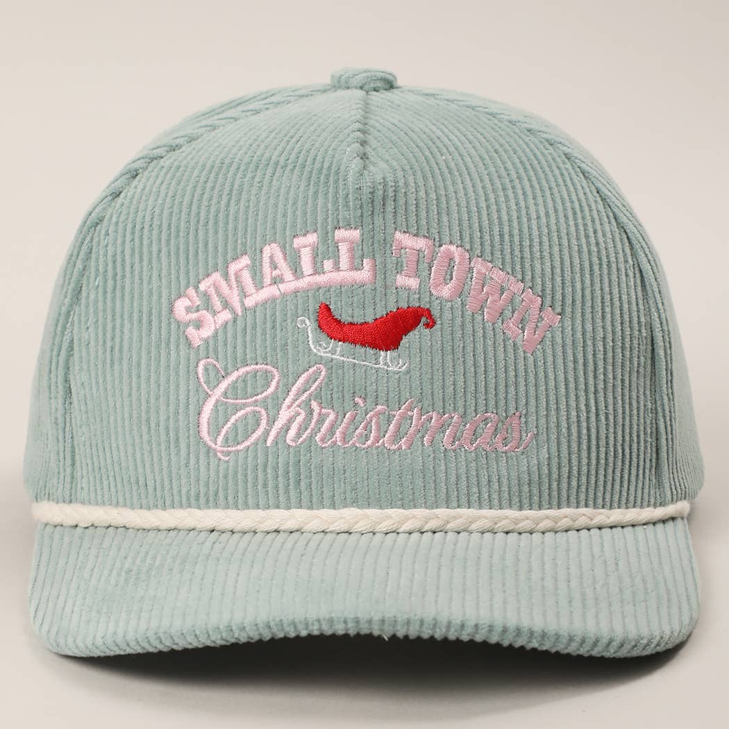 Fashion City – wholesale Trucker hat – Women’s – SMALL TOWN CHRISTMAS Corduroy Rope Trucker Hat4