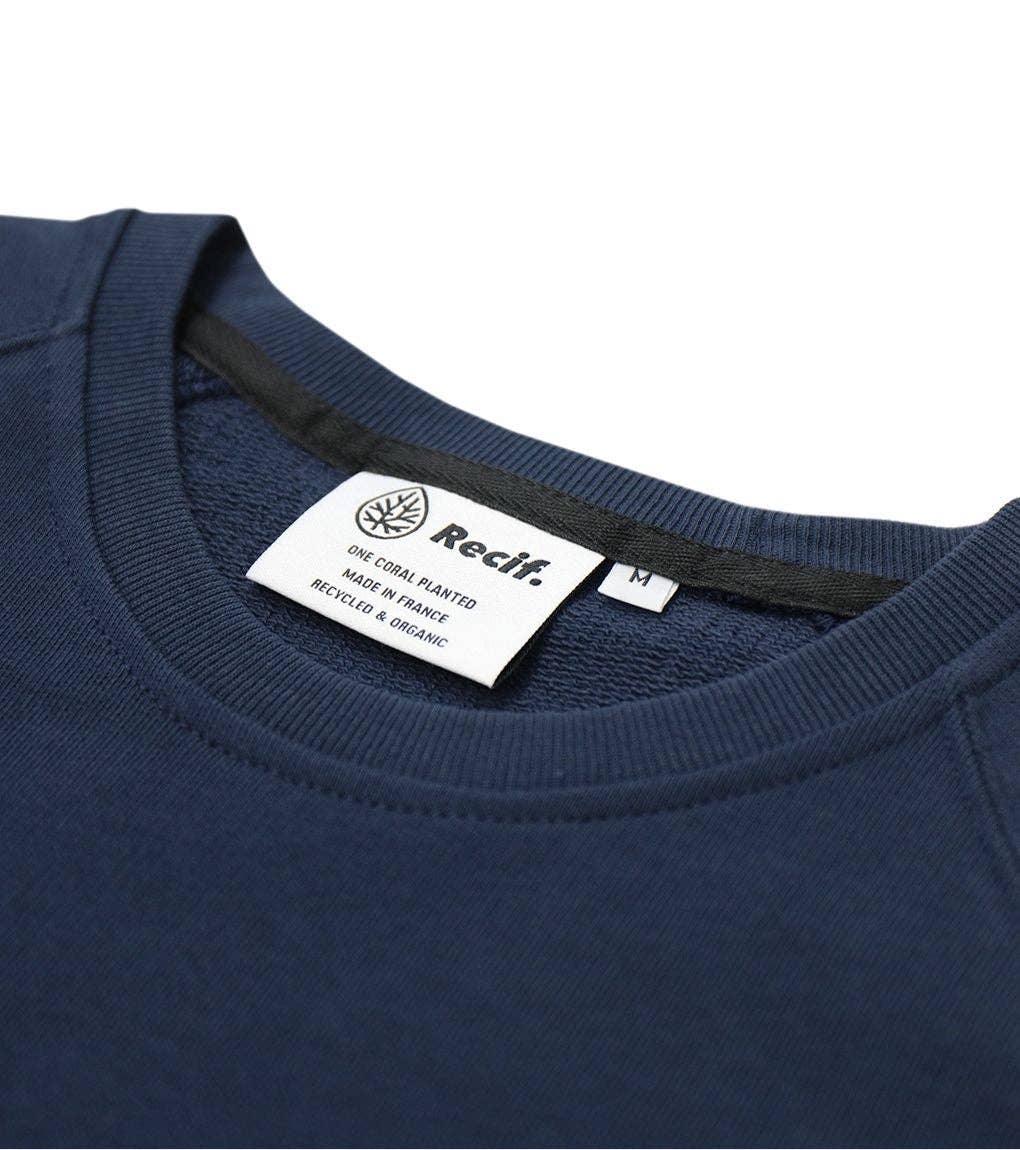 Recif. – Sweatshirt - Homem por atacado – Moletom reciclado - Ocean Blue0