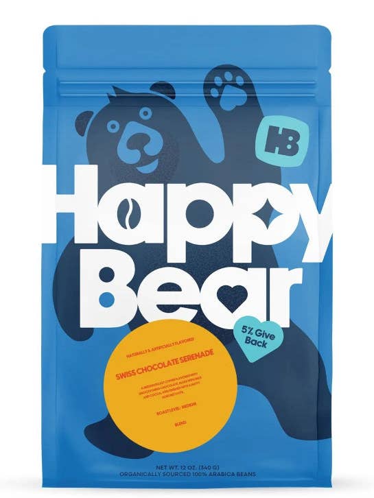 Swiss Chocolate Serenade for wholesale by Happy Bear Coffee Company