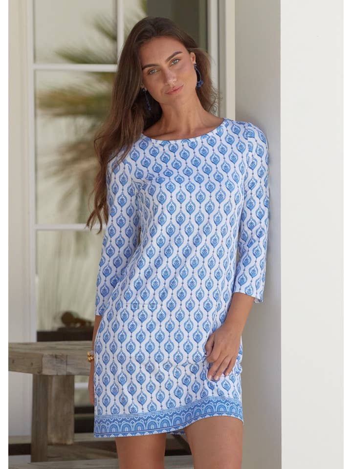 Cabana Life - Wholesale Dress - Women's - Palm Beach Cabana Shift Dress (495-PB-1652)2