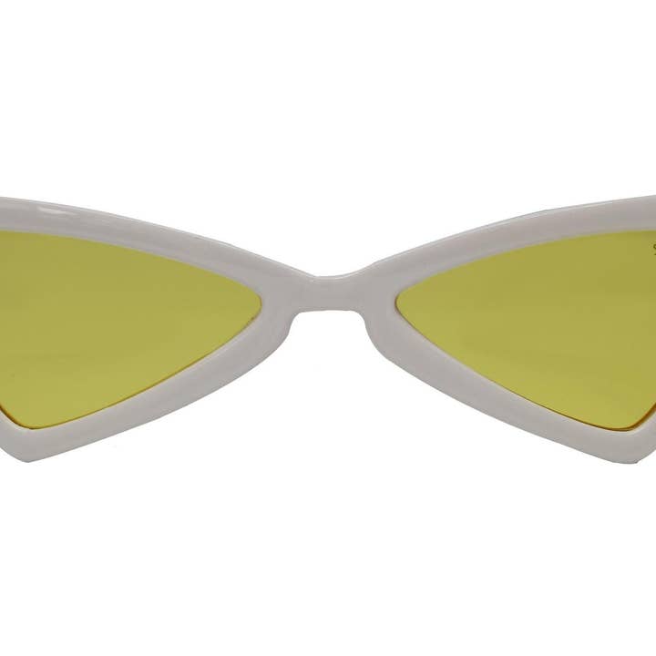 URSA - White/Canary Yellow for wholesale by SLOANE Eyewear