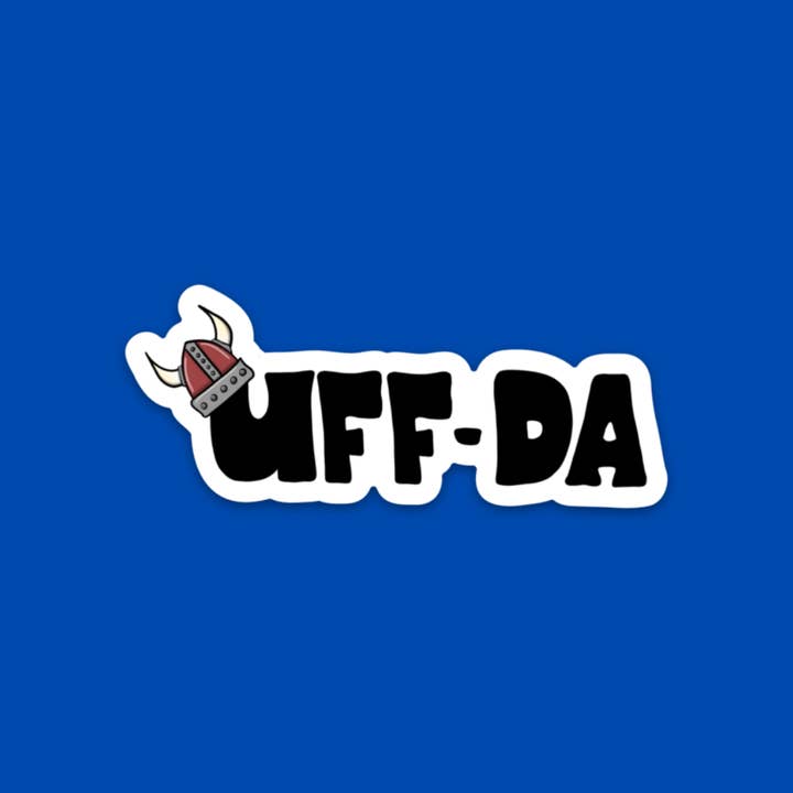 Kevin & Kaia - Wholesale Sticker - Uff-Da - Sticker2