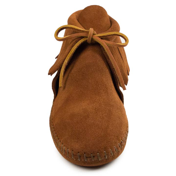 Minnetonka - Wholesale Booties - Women's - Women's Suede Classic Fringe Softsole Boot Bootie
