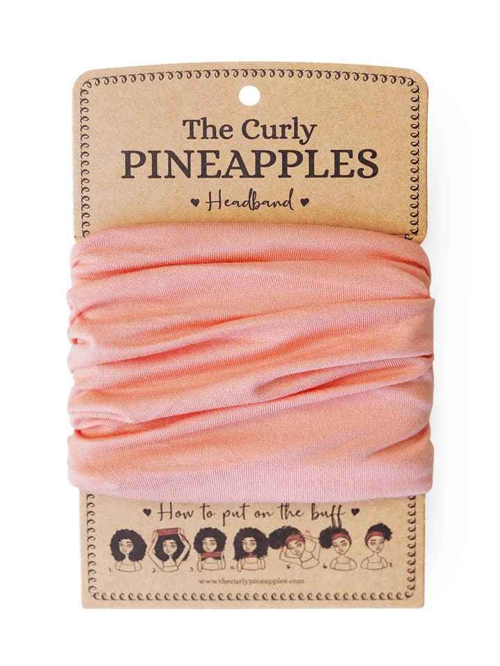 Feeling Peachy Headband for wholesale by The Curly Pineapples