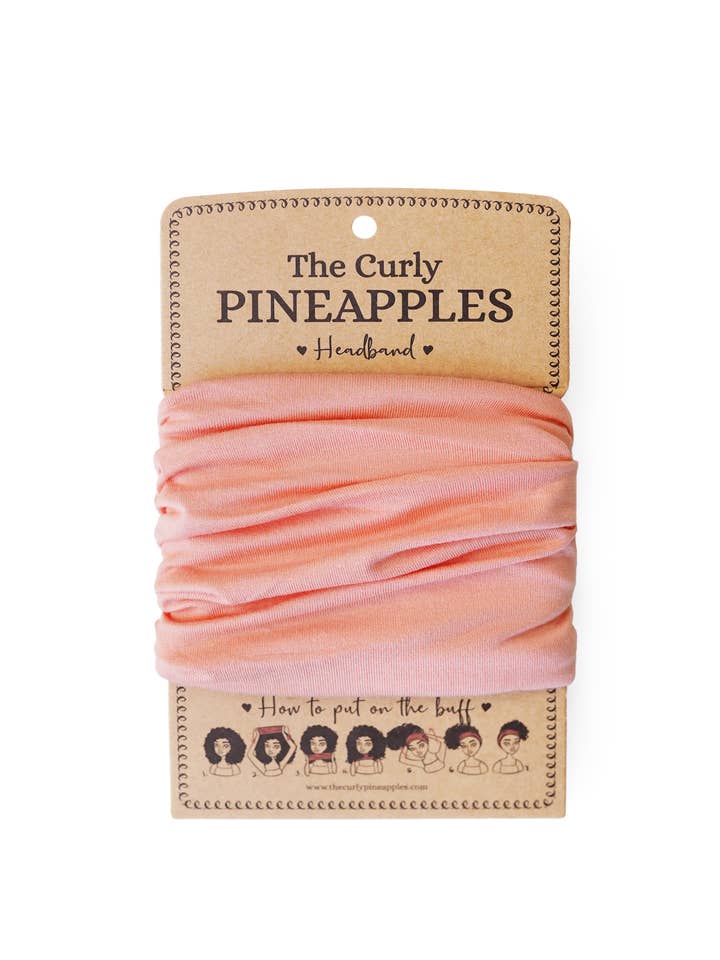 Feeling Peachy Headband for wholesale by The Curly Pineapples