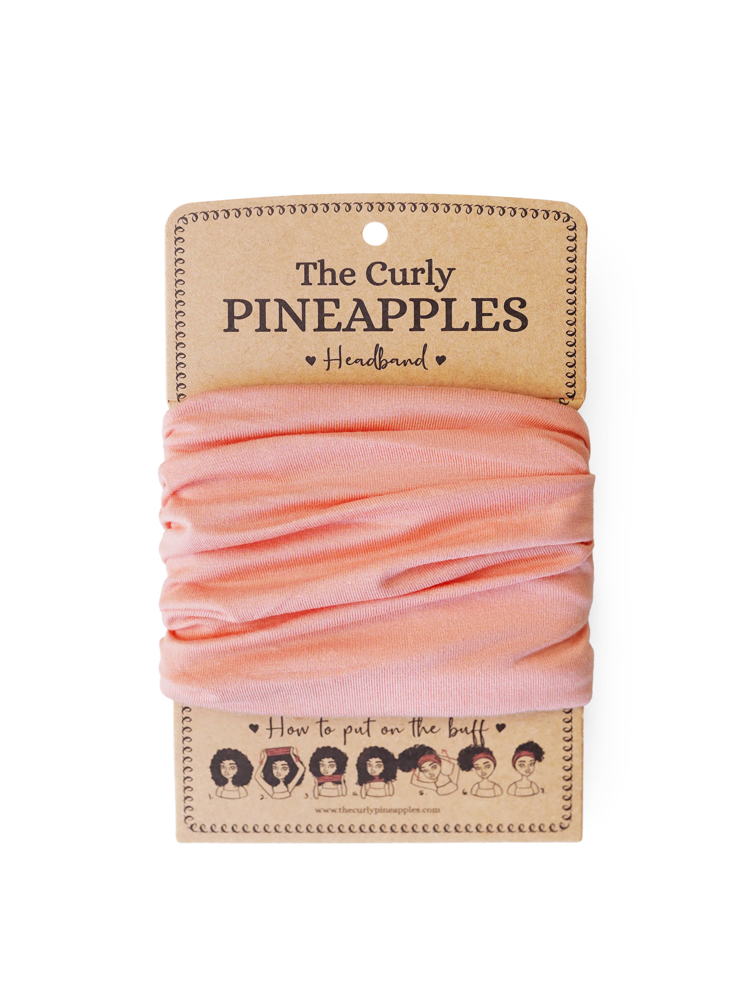 Feeling Peachy Headband for wholesale by The Curly Pineapples
