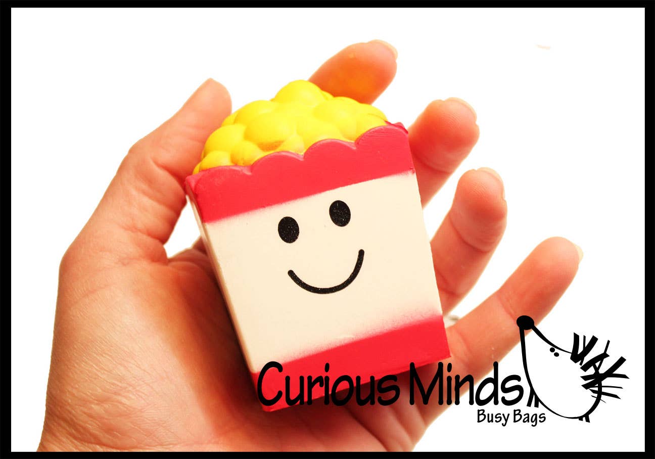 Curious Minds Toys - Vendita all'ingrosso Giocattolo squishy - Bambini e neonati - 1 simpatico snack da cinema, squishy slow rise foam cha6