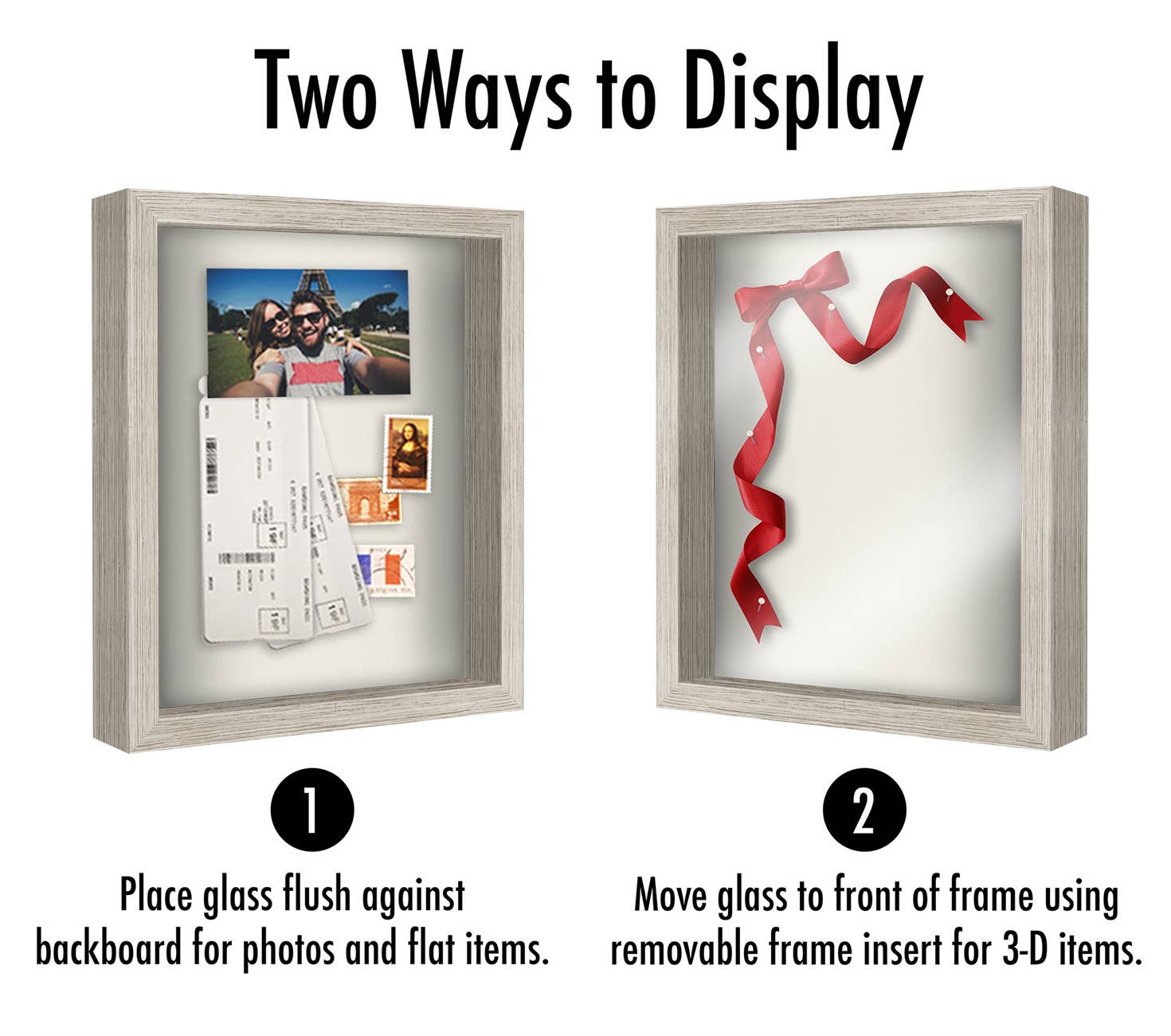 Americanflat - Wholesale Picture Frame - Americanflat Shadow Box Frame with Box Molding99