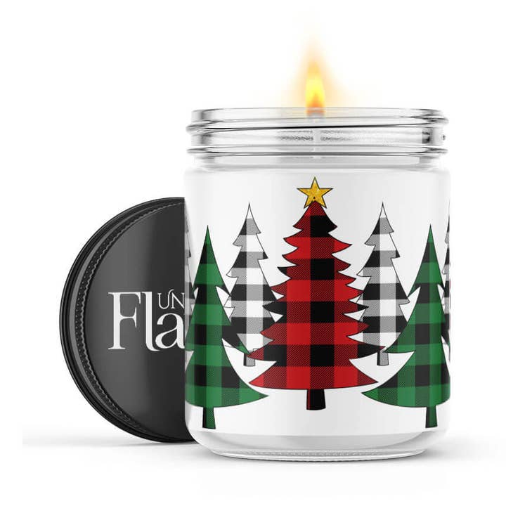 Christmas Plaid Candle for wholesale by Uncommon Flame