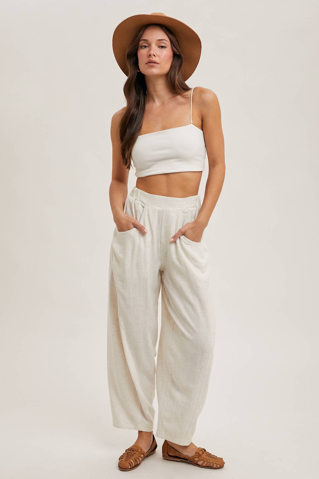 Bluivy - Wholesale Pants - Women's - RELAXED BARREL PANTS WITH POCKETS26
