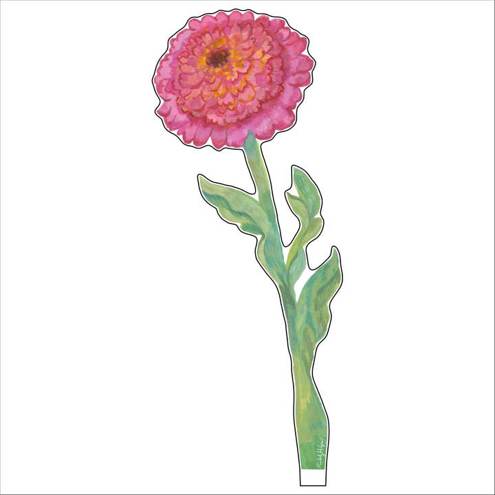 Kimberly Hodges - Wholesale Artificial Flowers - Cupcake Zinnia Small Acrylic Flower