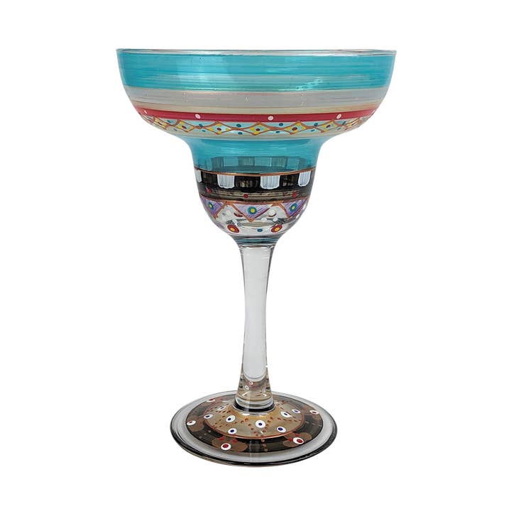 Verres Margarita Carnival Moroc pour la vente par Golden Hill Studio