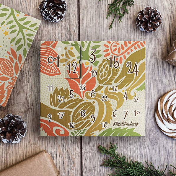 Elly Momberg – wholesale Adventskalender – Vegansk advents-/julkalender - Julbox1